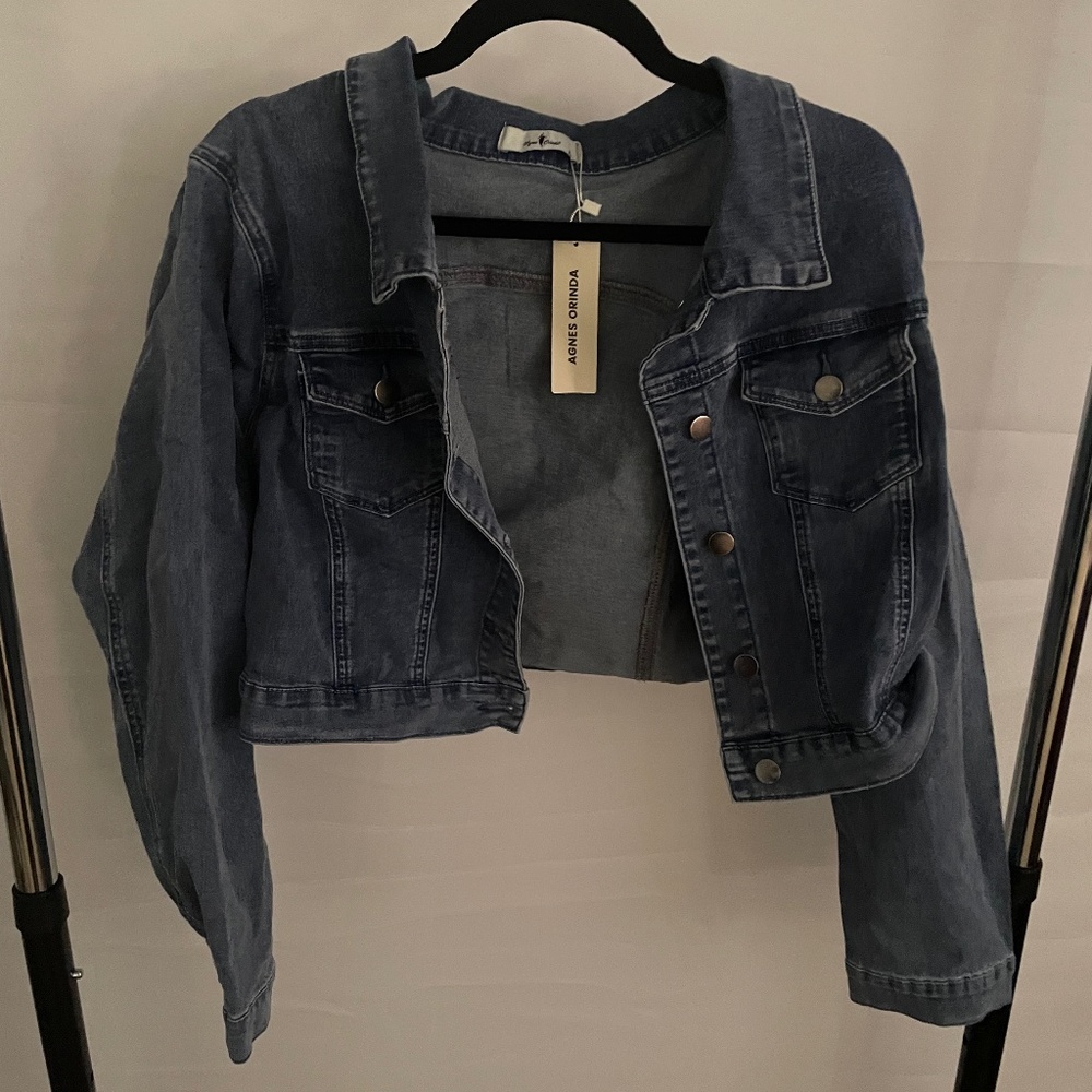 New Plus size Jean jacket